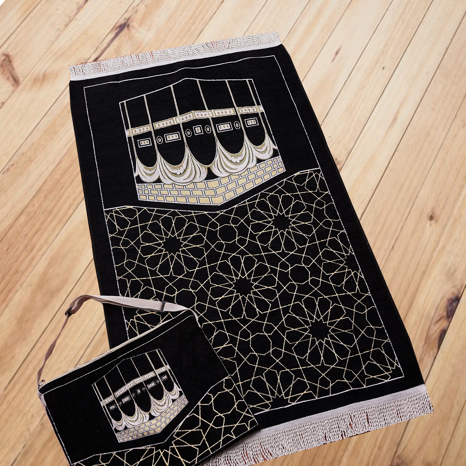 Prayer Rug Kaaba's Style With Bag (Code13)