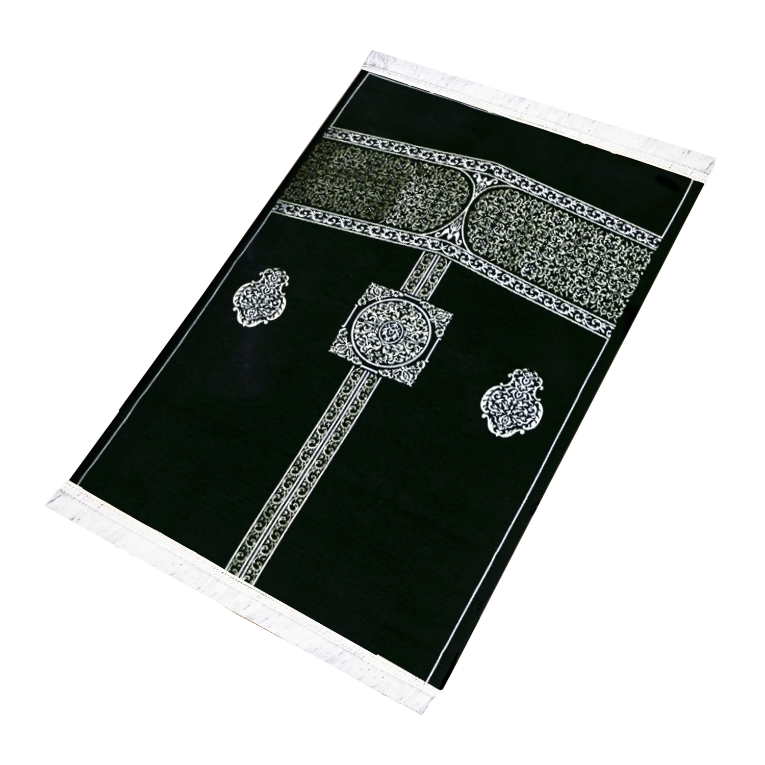 Prayer Rug Kaaba's Keswah style with Sponge - 3 CM (code01)