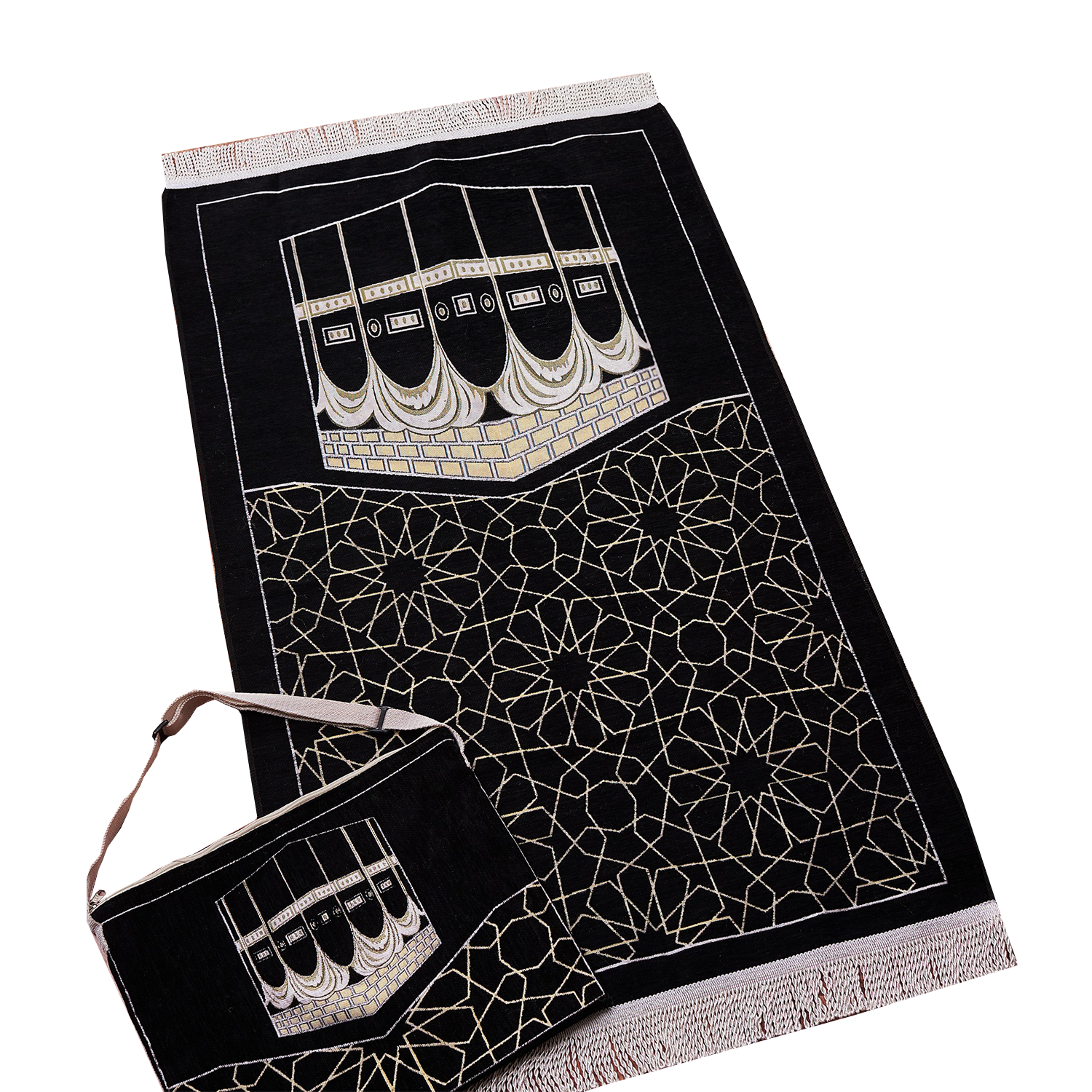 Prayer Rug Kaaba's Style With Bag (Code13)