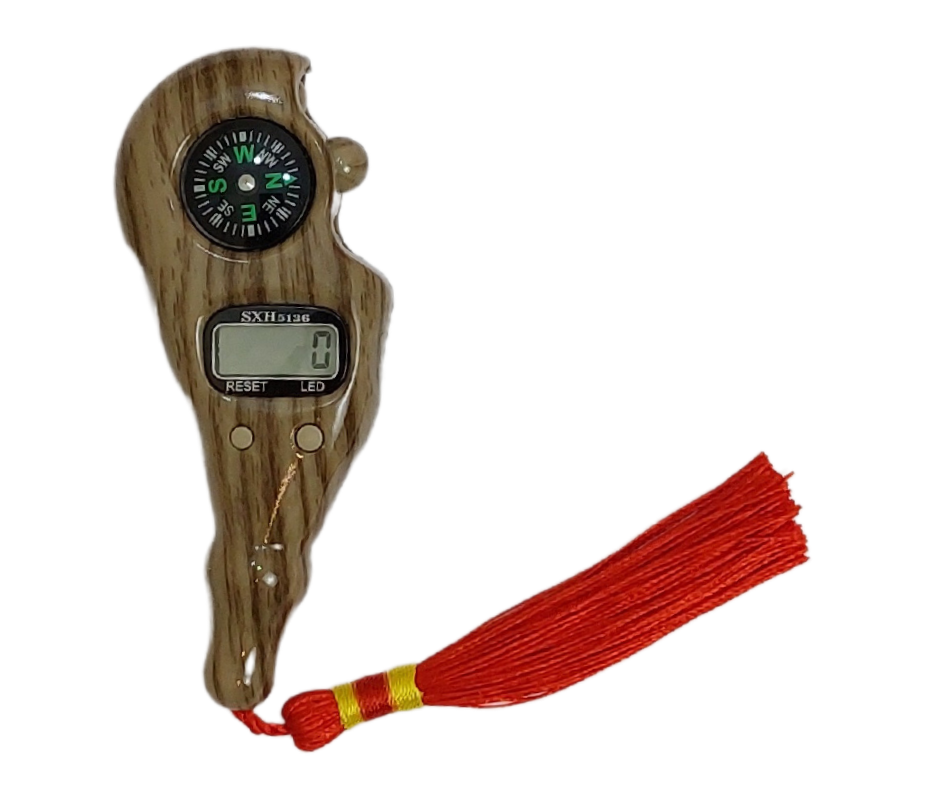 Electronic rosary with compass