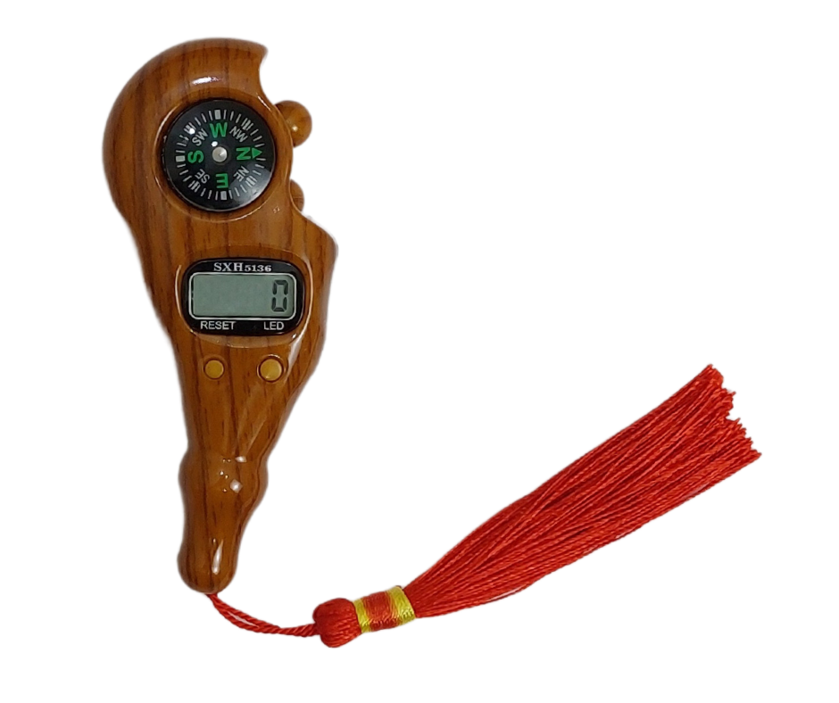 Electronic rosary with compass