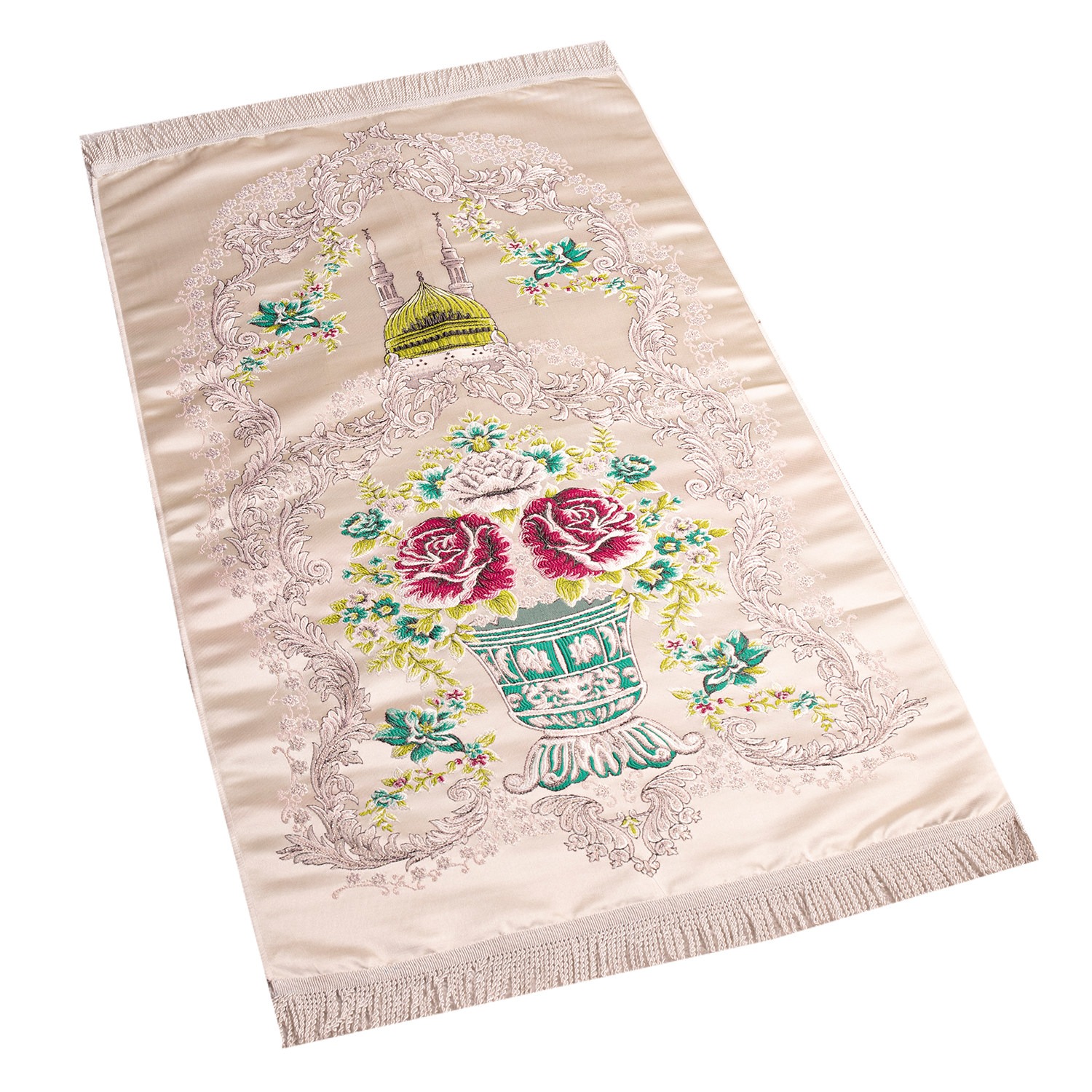 Prayer Rug Satin & Gobelin fabric (code04)