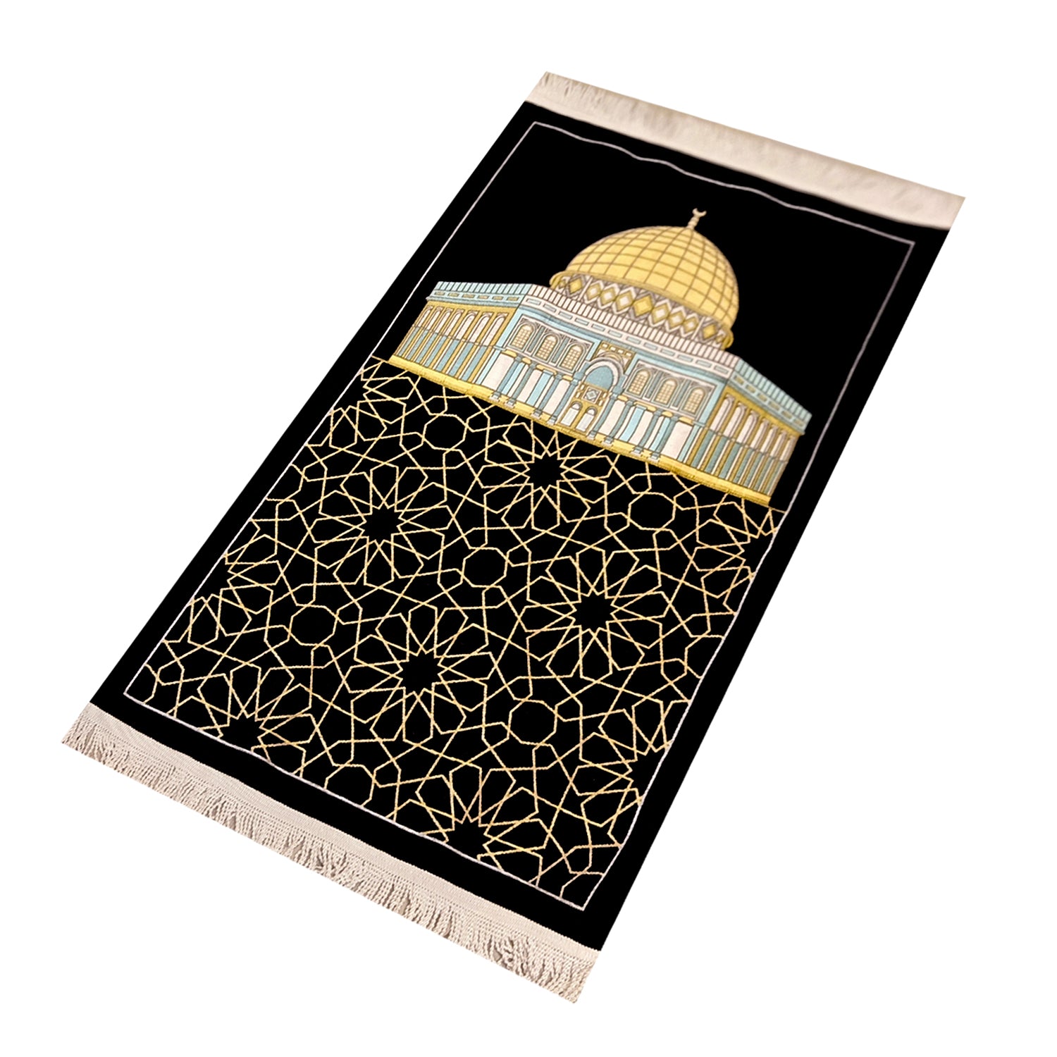 Prayer Rug Kaaba's Keswah style with Sponge - 1 CM (code07)