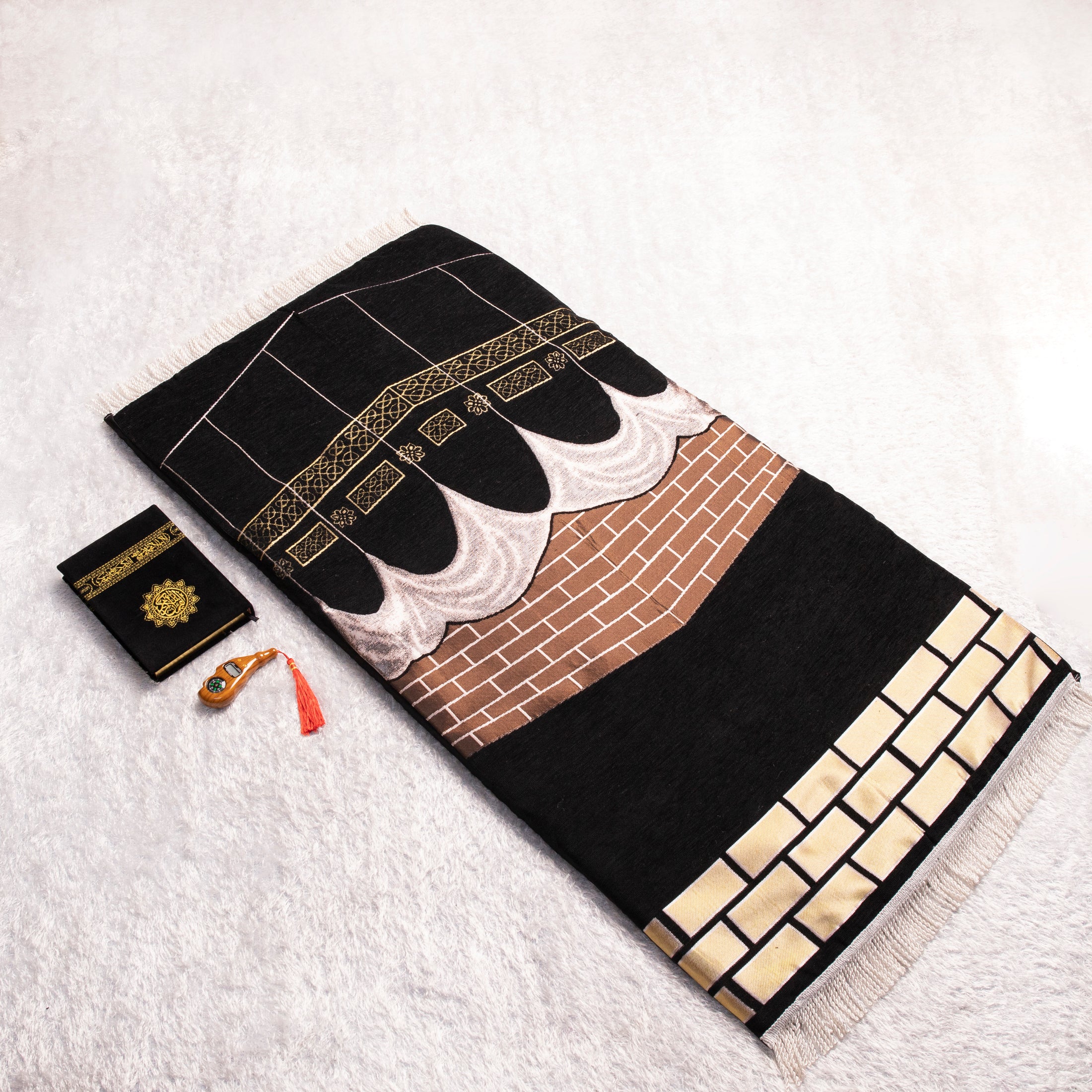 Loloa Offer3 ( Prayer rug Keswah + Quran Keswah +Digital Counter) - Code 12