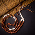 Load image into Gallery viewer, Rosary Of Natural Coc Wood & Camel Bone and 99 Beads (Code: WBS02)
