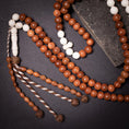 Load image into Gallery viewer, Rosary Of Natural Coc Wood & Camel Bone and 99 Beads (Code: WBS02)
