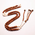 Load image into Gallery viewer, Rosary Of Natural Coc Wood & Camel Bone and 99 Beads (Code: WBS02)
